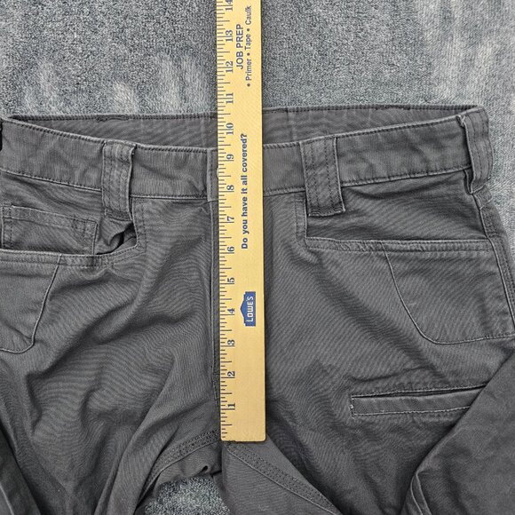 Noble Outfitters Flex Canvas Work Pant Mens 32x34 Asphalt flex straight leg - Picture 13 of 13